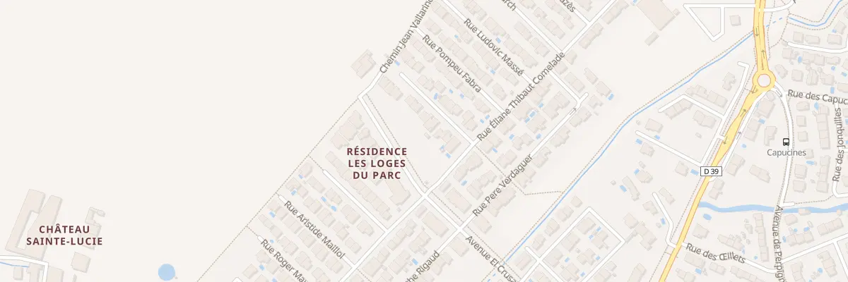 Plan du 6 Av El Crusat à Canohès