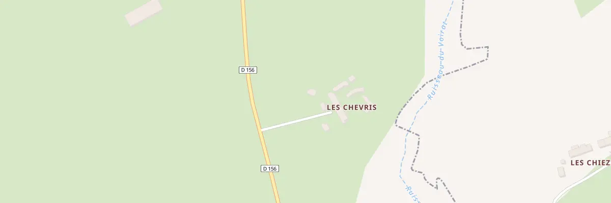 Plan du 5138 Les Chevris à Hyds