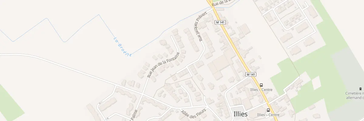 Plan du 16 Rue Jean de La Fontaine à Illies