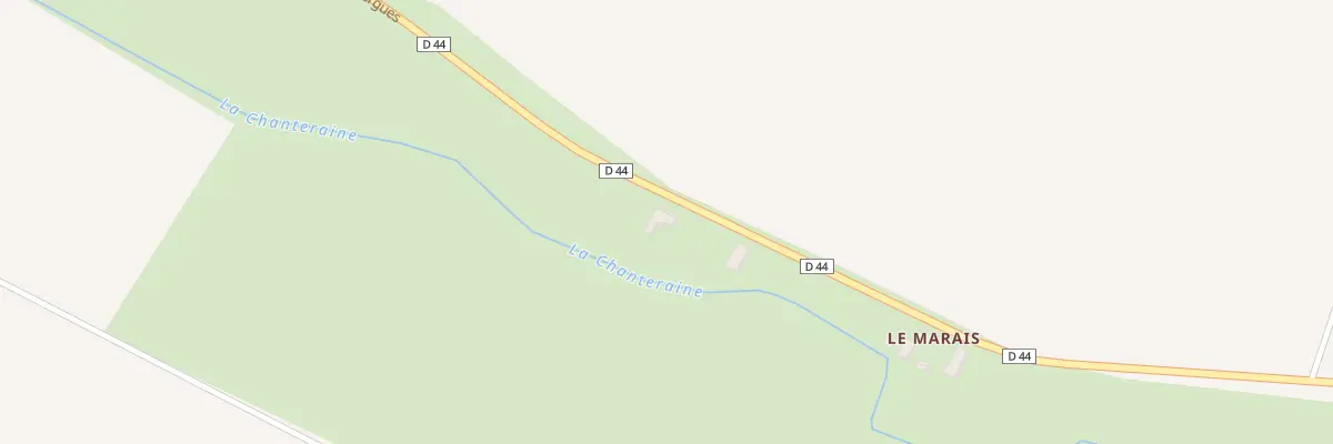 Plan du 1 Le Marais à Groises