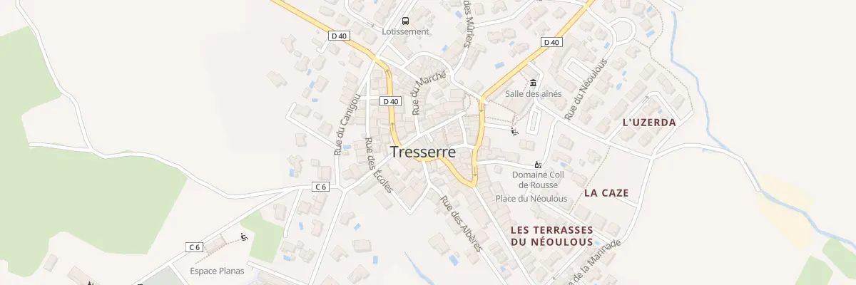 Plan du 9 Pl du Marché à Tresserre