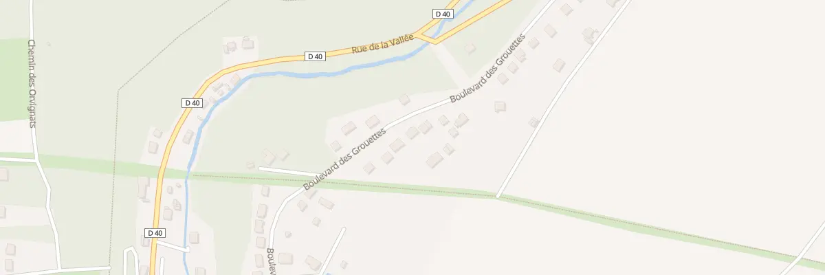 Plan du 20B Bd des Grouettes à Vernou-la-Celle-sur-Seine