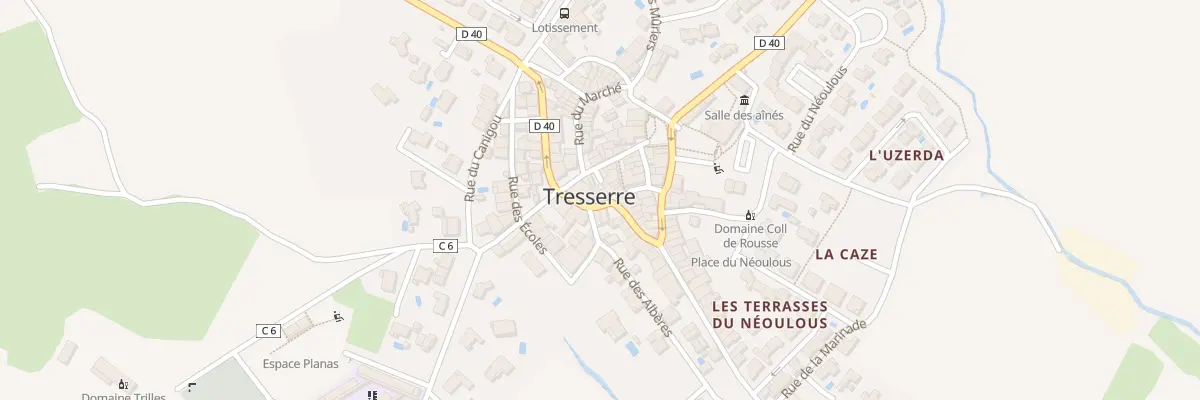 Plan du 16 Av de Passa à Tresserre