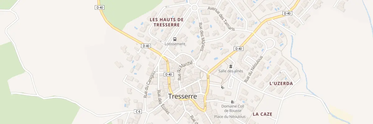 Plan du 4 Rue du Marché à Tresserre