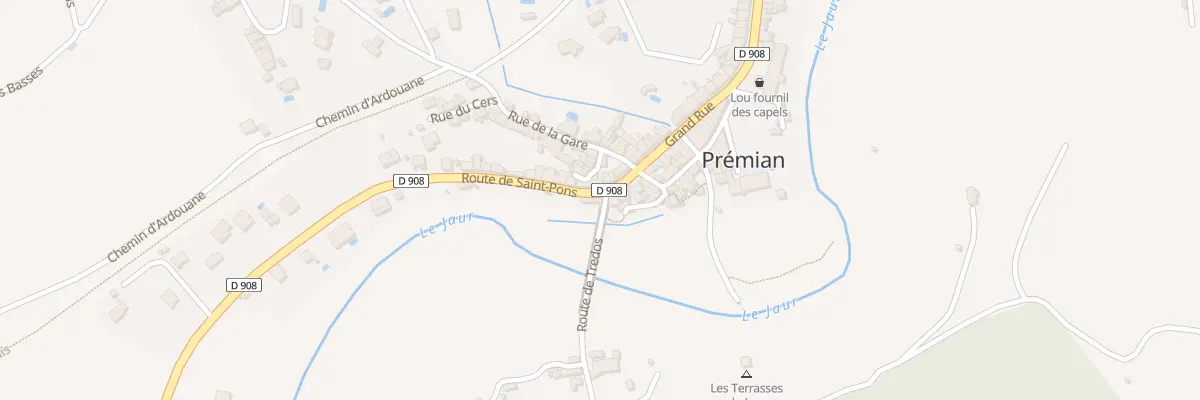 Plan du 5253 Le Village à Prémian