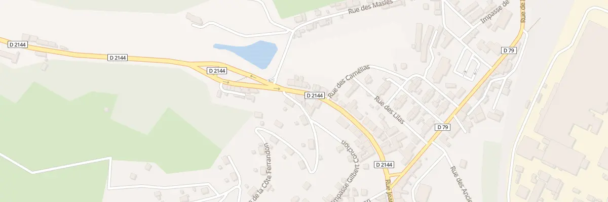 Plan du 2 Rue Jean Jaurès à Saint-Éloy-les-Mines
