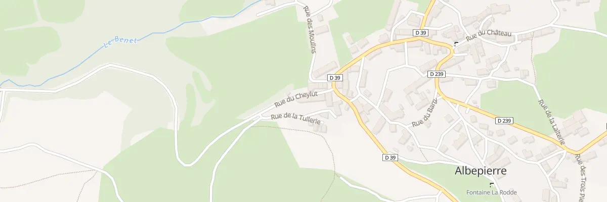 Plan du 5110 Le Bourg à Albepierre-Bredons