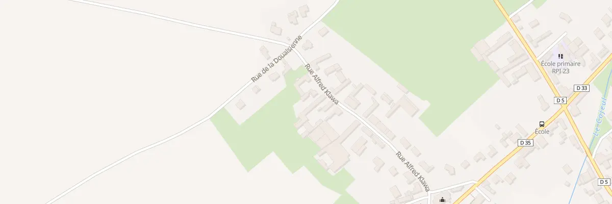 Plan du 16 Rue Alfred Klawa à Hénin-sur-Cojeul