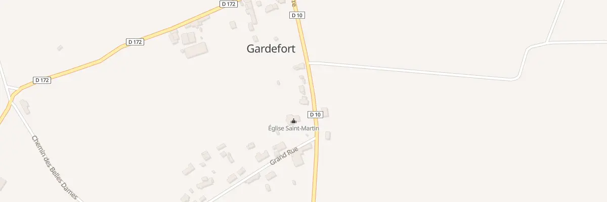 Plan du 1 Rte de Sancerre à Gardefort