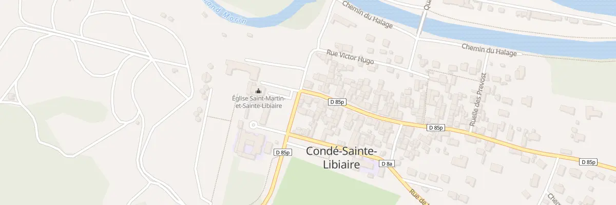 Plan du 2 Rue Pasteur à Condé-Sainte-Libiaire