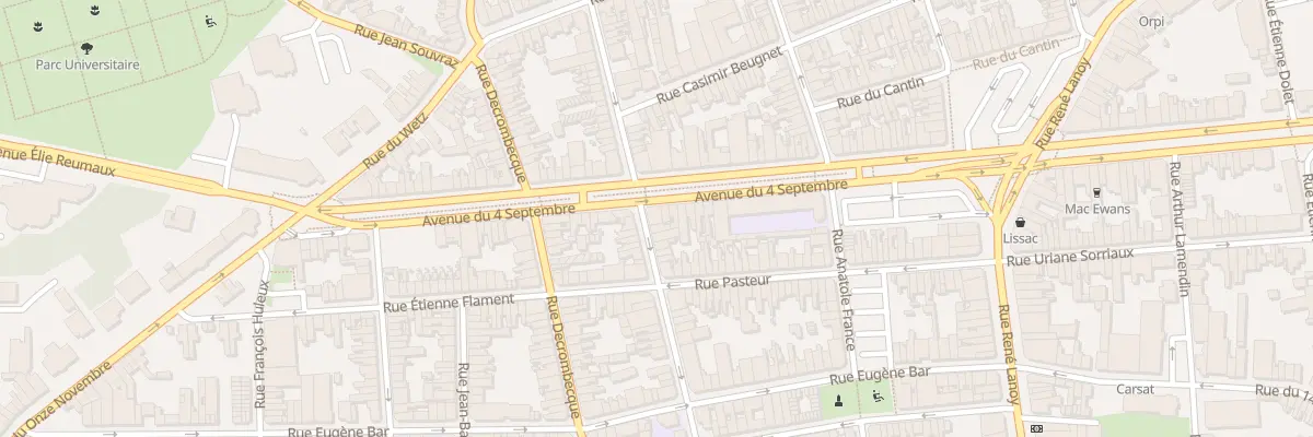 Plan du 64 Rue Victor Hugo à Lens