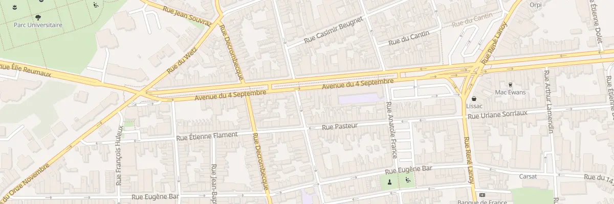 Plan du 62 Rue Victor Hugo à Lens
