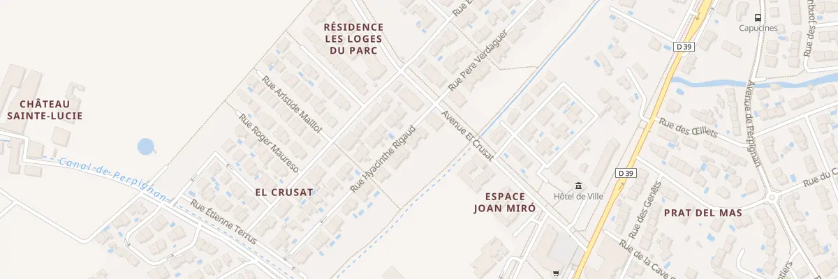 Plan du 5 Rue Hyacinthe Rigaud à Canohès