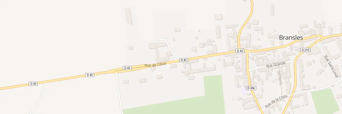 Plan du 54 Rue de César à Bransles