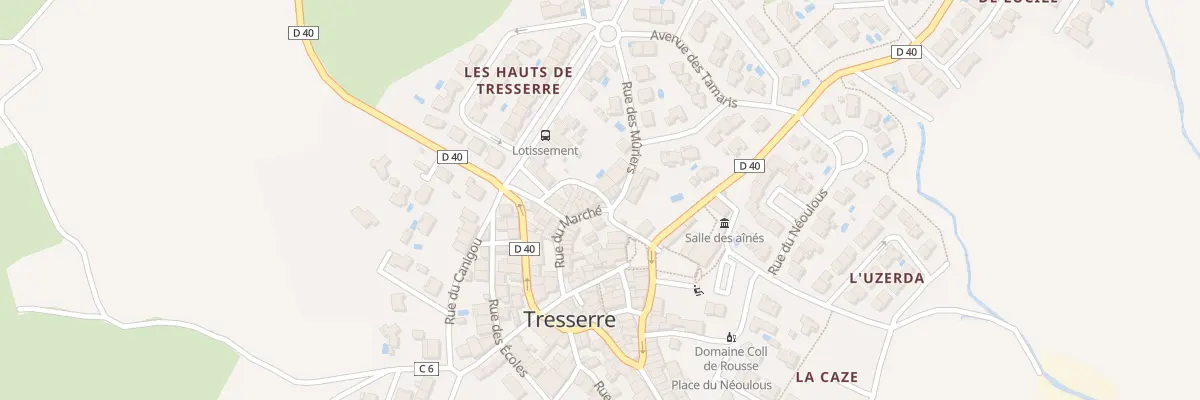 Plan du 1 Rue des Jardins à Tresserre