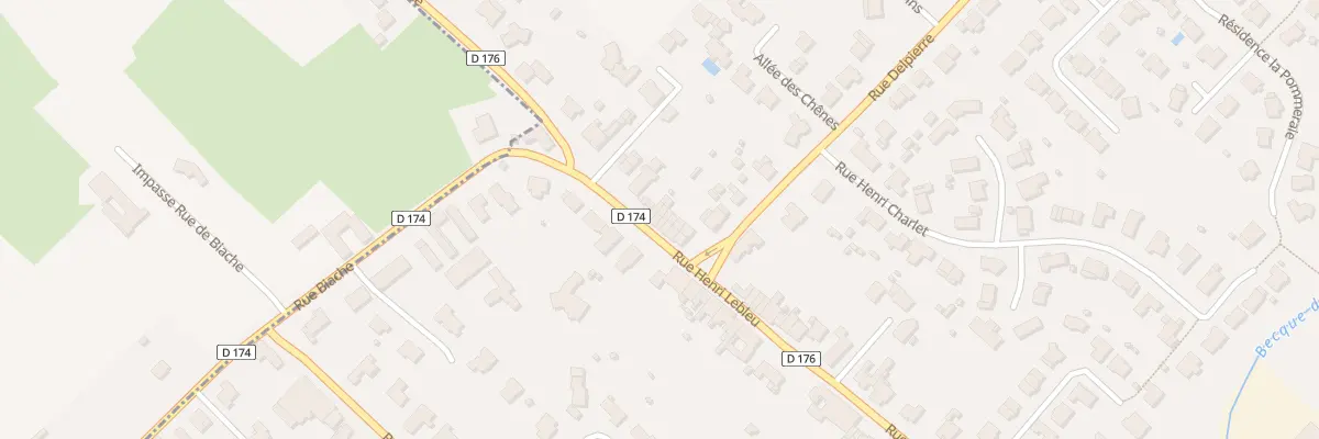Plan du 66 Rue Henri Lebleu à Fleurbaix