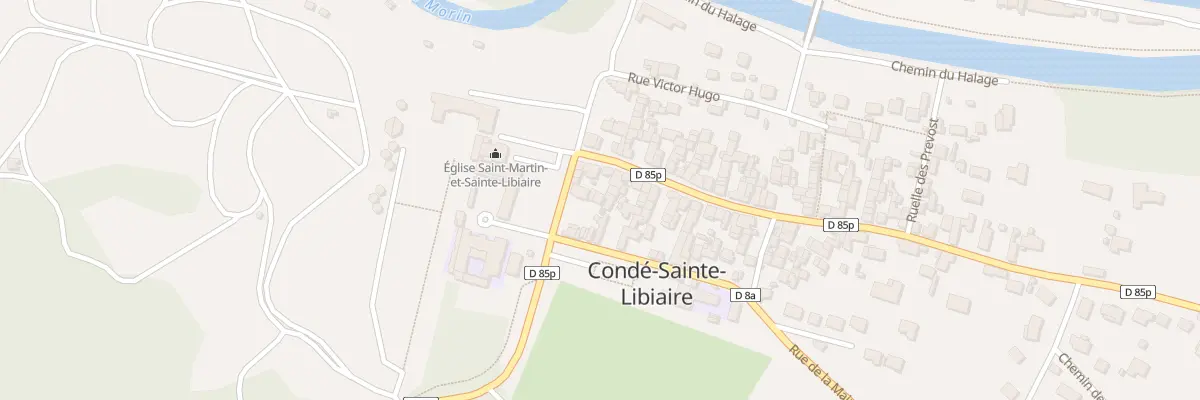 Plan du 6 Rue Pasteur à Condé-Sainte-Libiaire