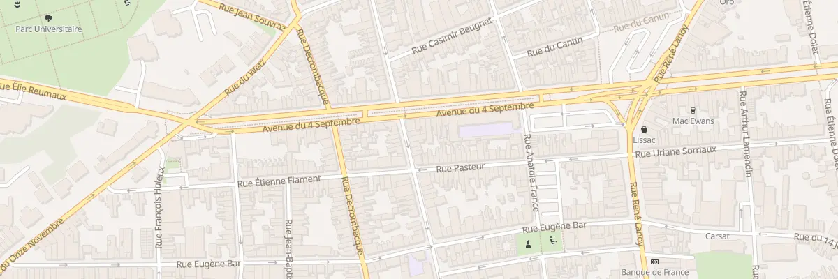 Plan du 60 Rue Victor Hugo à Lens