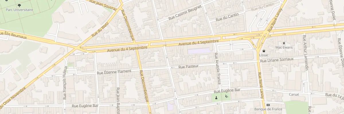 Plan du 58 Rue Victor Hugo à Lens