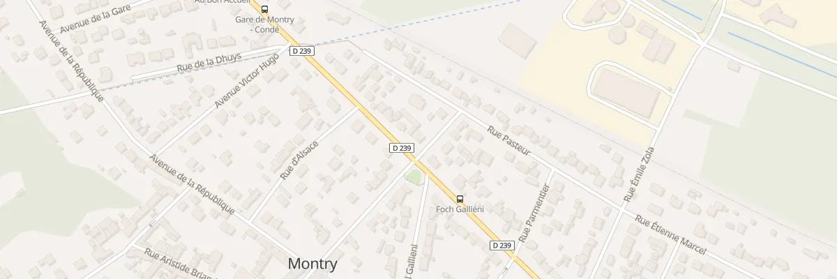 Plan du 43 Av de la Mairie à Montry