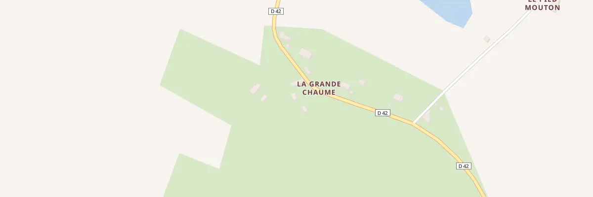 Plan du 30 La Grande Chome à Croisy