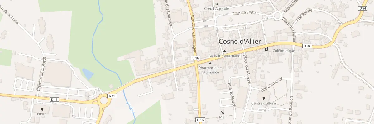 Plan du 19 Rue de la République à Cosne-d’Allier