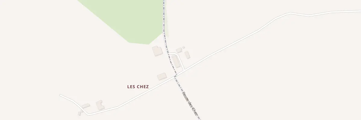 Plan du 1067 Rte des chez à Theneuille