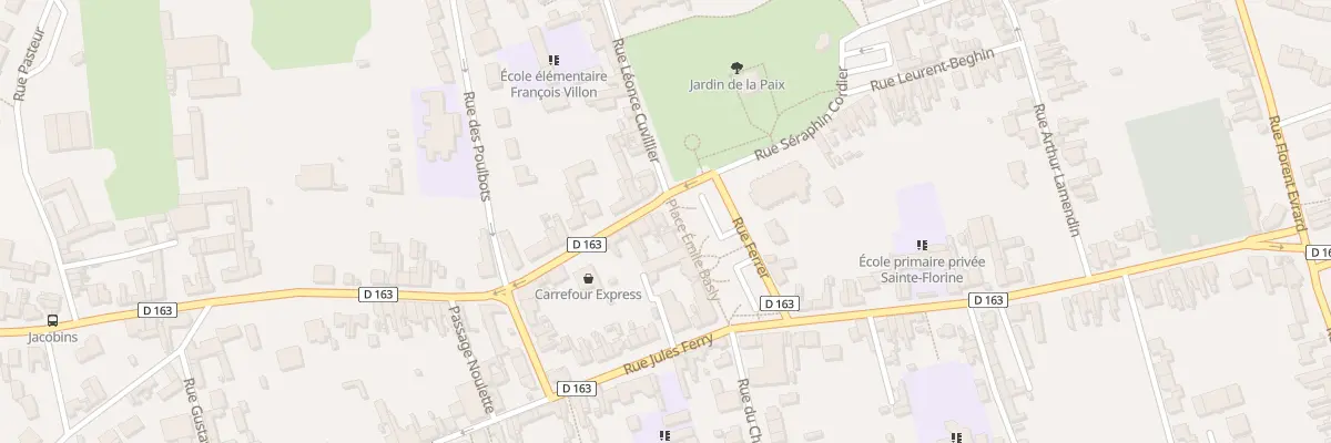 Plan du 2 Rue Jean Jaurès à Douvrin