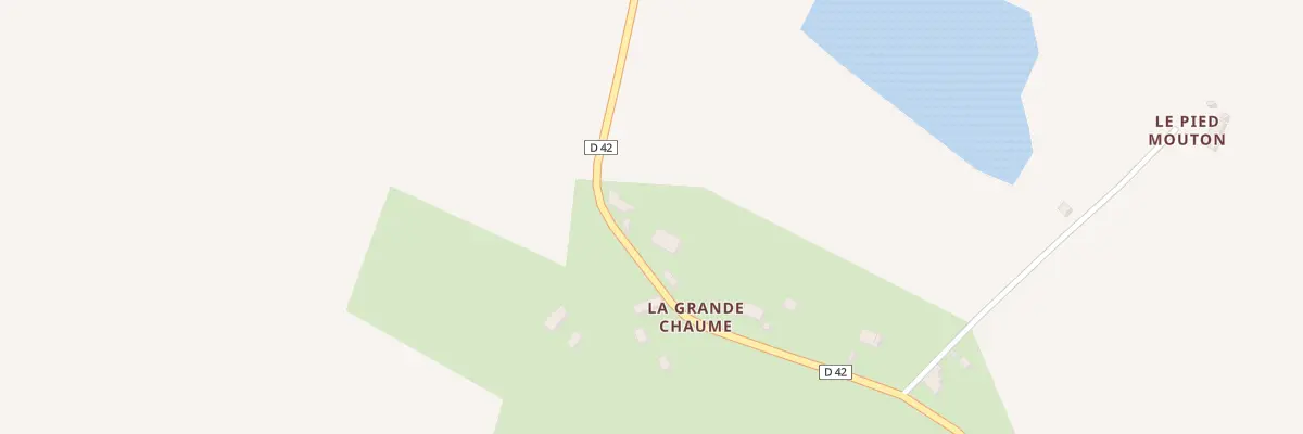 Plan du 1 La Grande Chome à Croisy