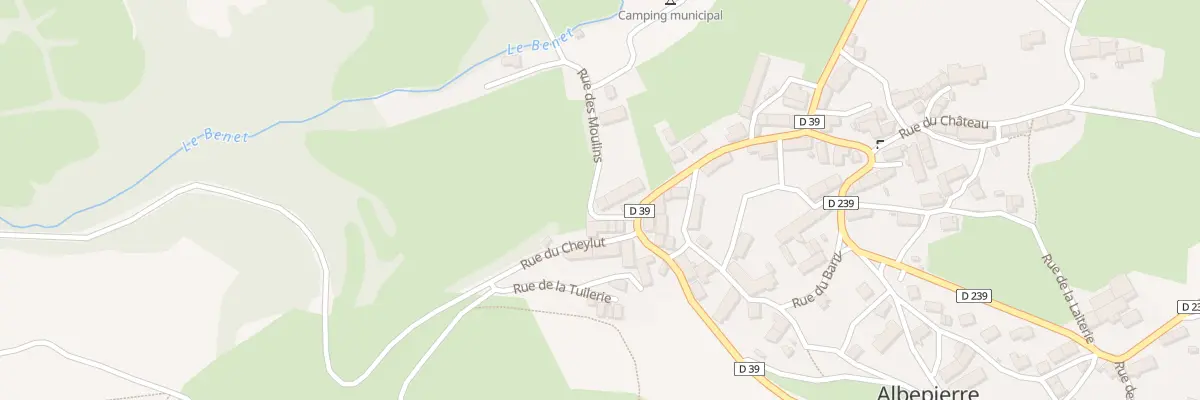 Plan du 6055 Le Bourg à Albepierre-Bredons