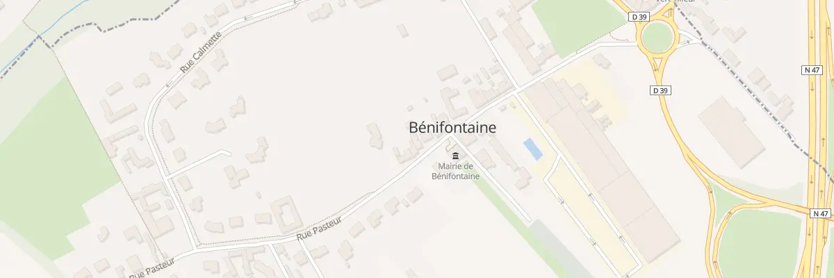 Plan du 26 Rue Pasteur à Bénifontaine