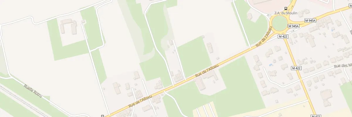 Plan du 532 Rue de l’Alloeu à Erquinghem-Lys
