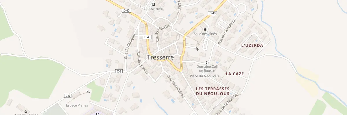 Plan du 10 Rue des Placettes à Tresserre