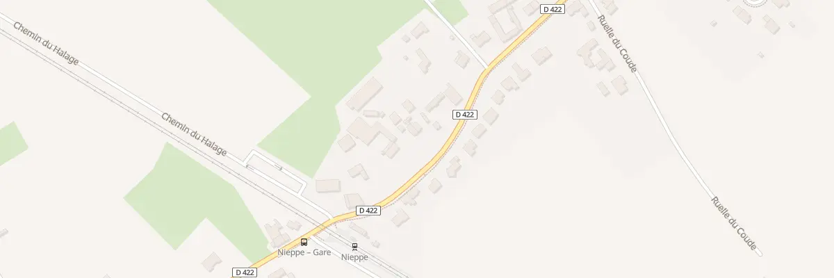 Plan du 954 Rue du Docteur H Vanuxeem à Nieppe