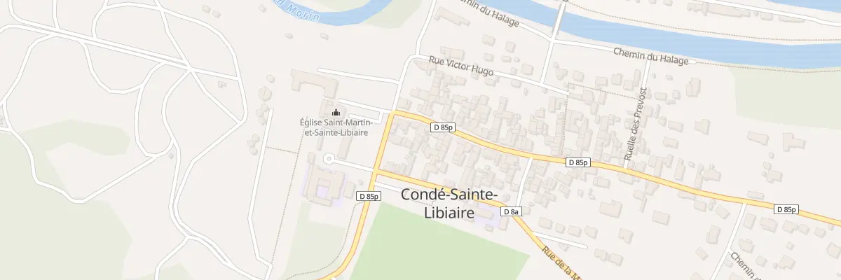 Plan du 8 Rue Pasteur à Condé-Sainte-Libiaire