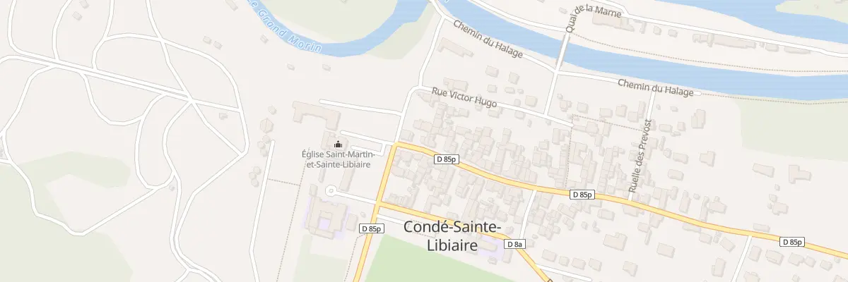 Plan du 7 Rue Pasteur à Condé-Sainte-Libiaire