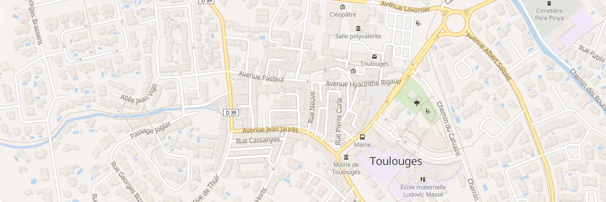 Plan du 16 Rue Molière à Toulouges