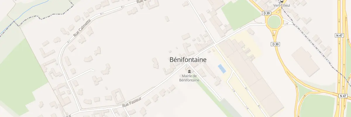 Plan du 24 Rue Pasteur à Bénifontaine