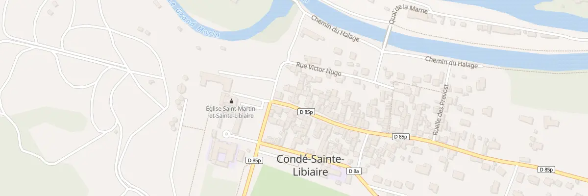 Plan du 9 Rue Pasteur à Condé-Sainte-Libiaire