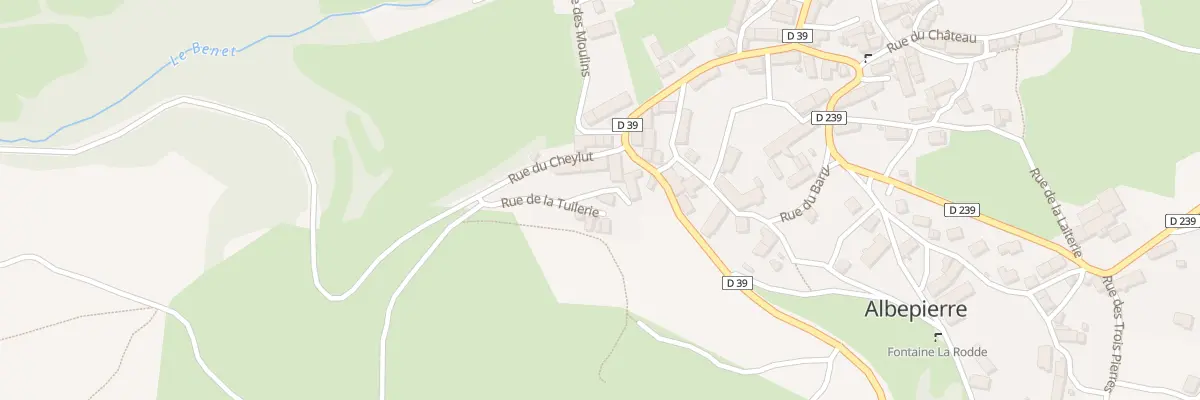 Plan du 5106 Le Bourg à Albepierre-Bredons