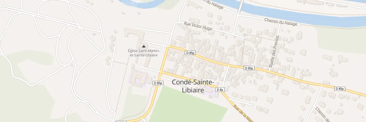 Plan du 18 Rue Pasteur à Condé-Sainte-Libiaire