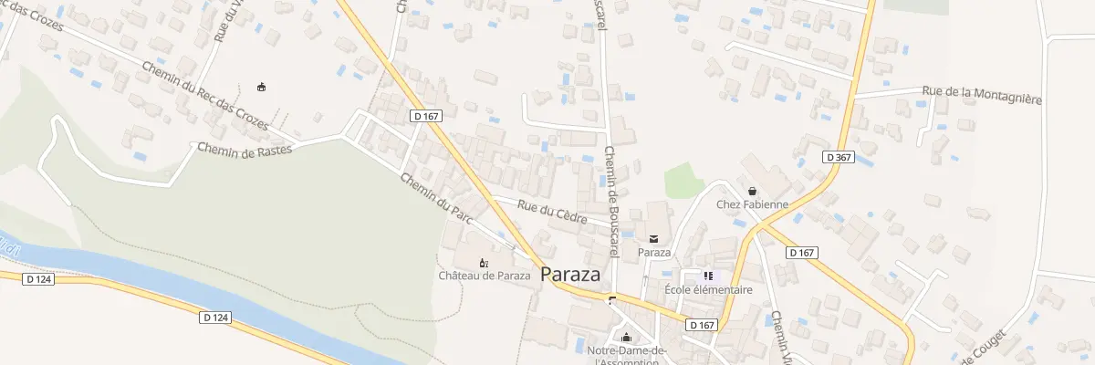 Plan du 8 Rue du Cêdre à Paraza