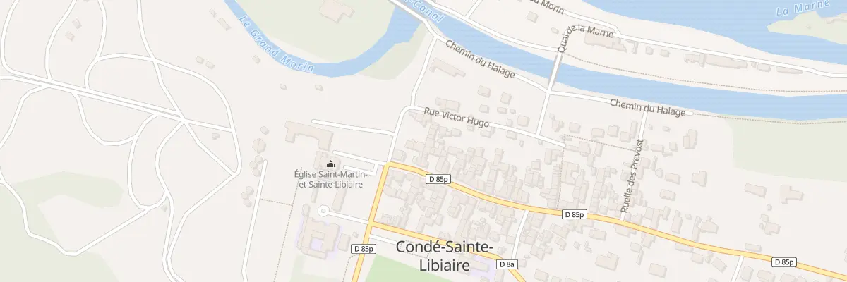 Plan du 5 Rue Pasteur à Condé-Sainte-Libiaire