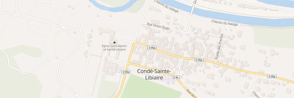 Plan du 14 Rue Pasteur à Condé-Sainte-Libiaire