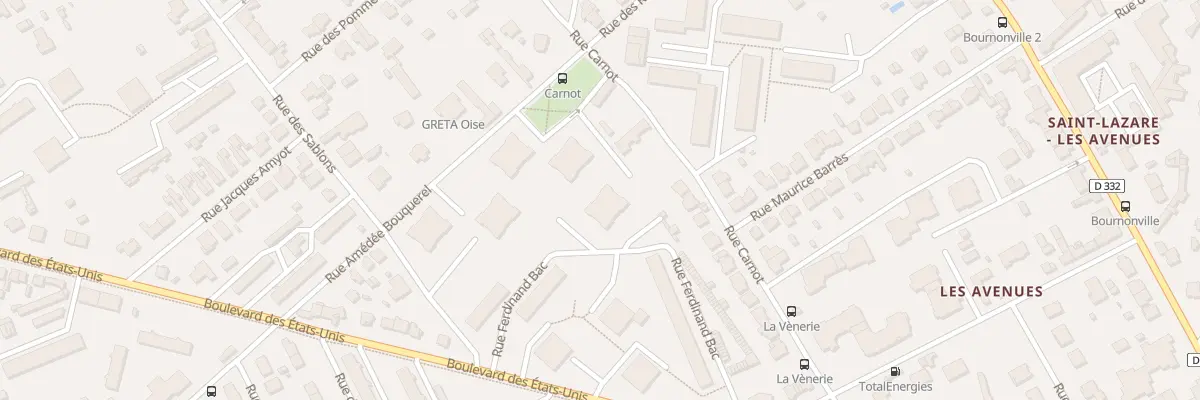 Plan du 31 Rue Amédée Bouquerel à Compiègne