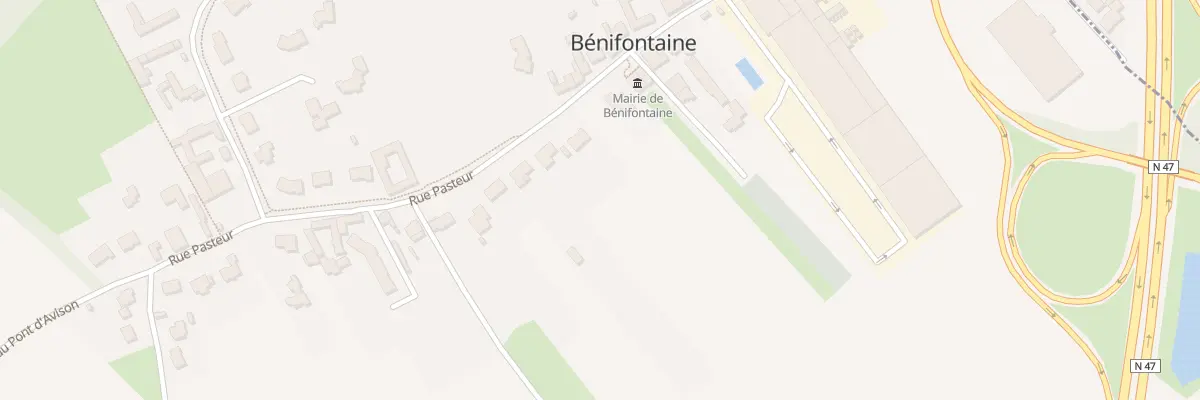 Plan du 35 Rue Pasteur à Bénifontaine