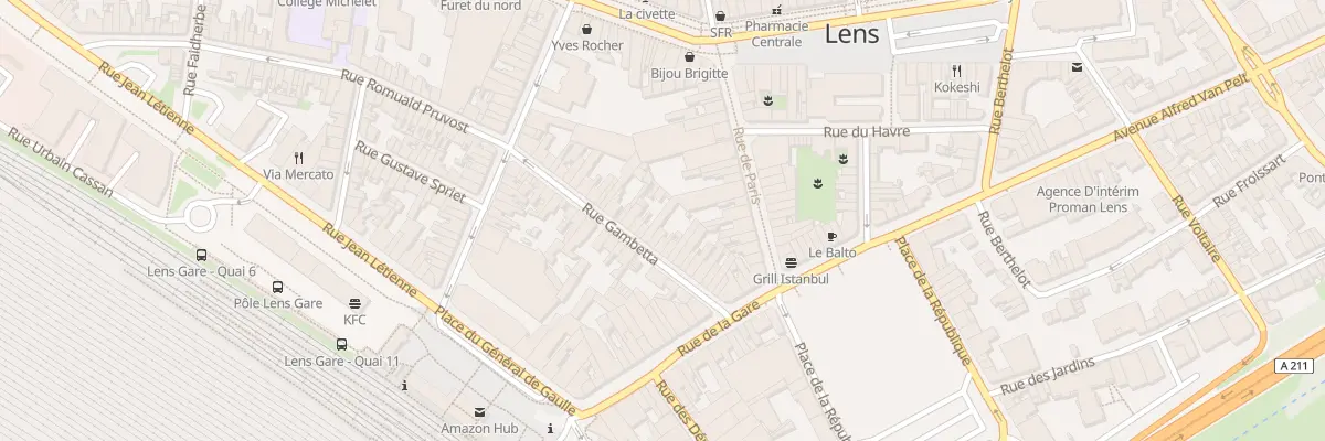 Plan du 24 Rue de Paris à Lens