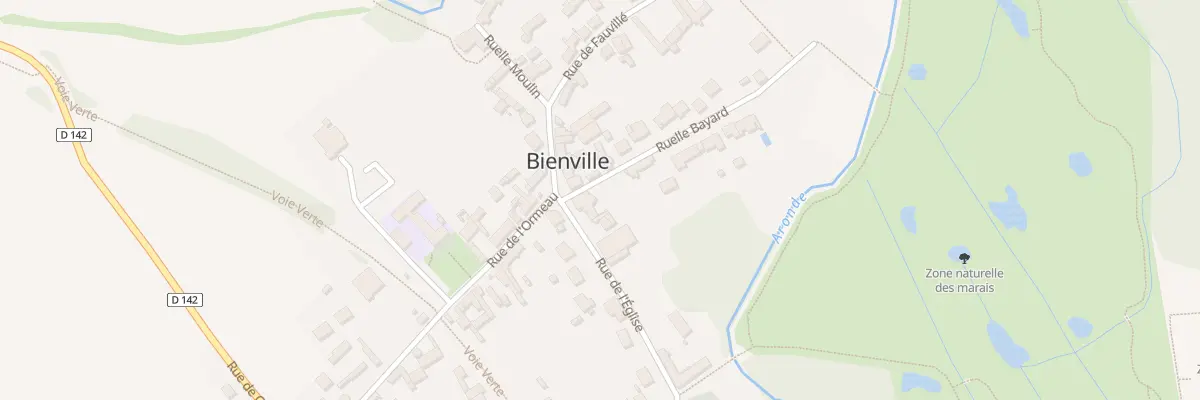 Plan du 2 Rue de l’Eglise à Bienville