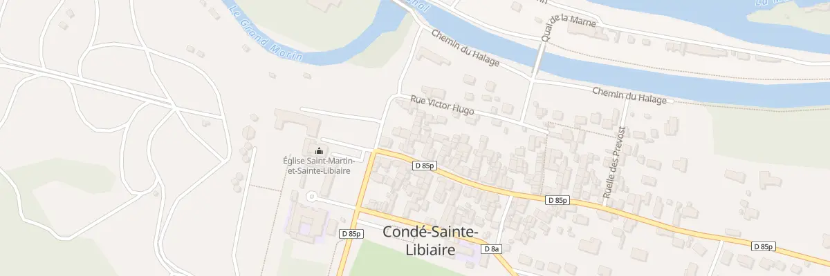 Plan du 13 Rue Pasteur à Condé-Sainte-Libiaire