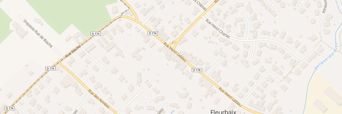 Plan du 47 Rue Henri Lebleu à Fleurbaix